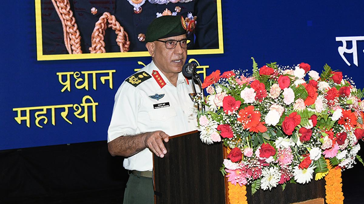 स्वार्थप्रेरित समूहको प्रायोजित अभिलाषाप्रति सजग रहनुस् : प्रधानसेनापति शर्मा